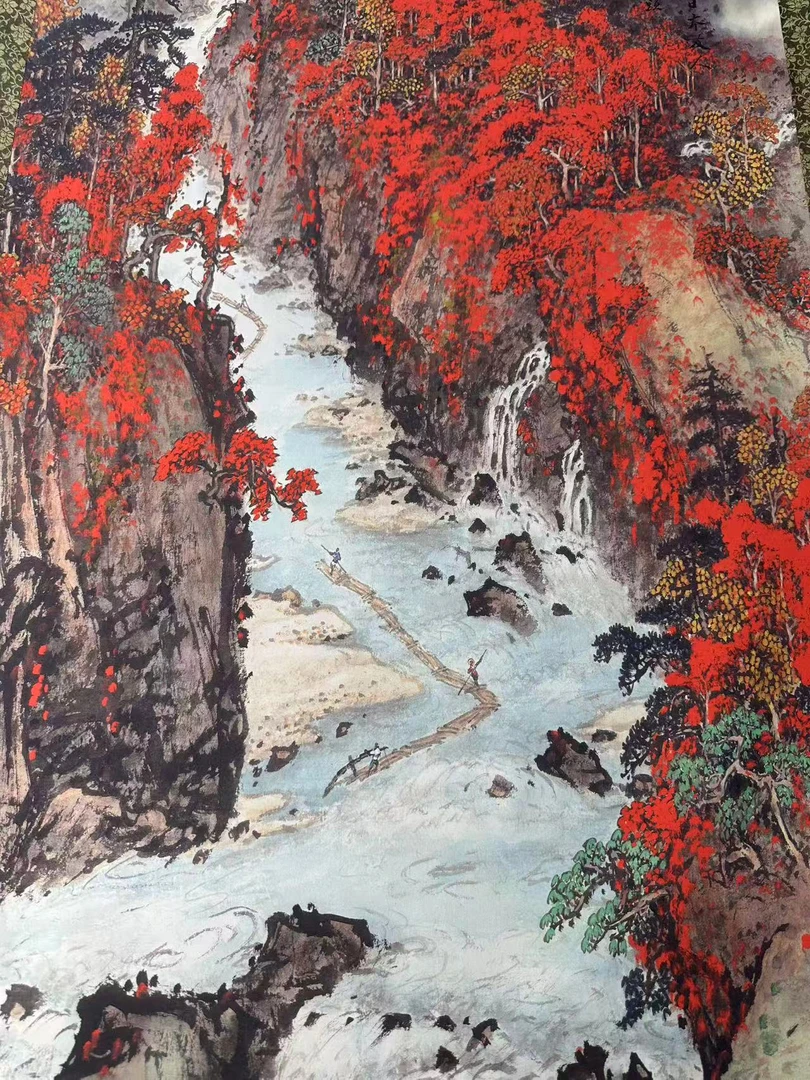 六尺立轴回 染------听涛亦韵专属装饰画艺术品