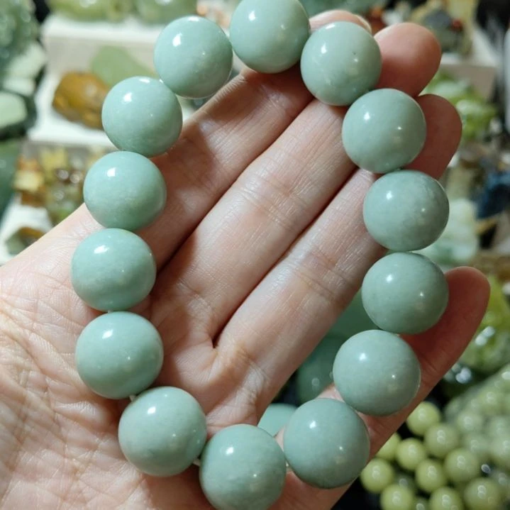 岫玉手串款式未镶嵌