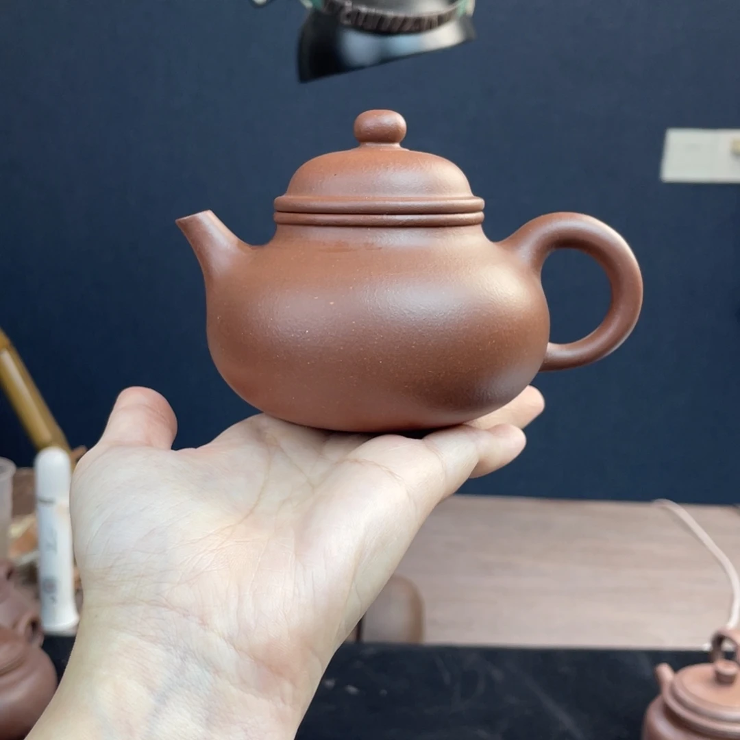 茶壶紫砂全手工底槽清容天230cc