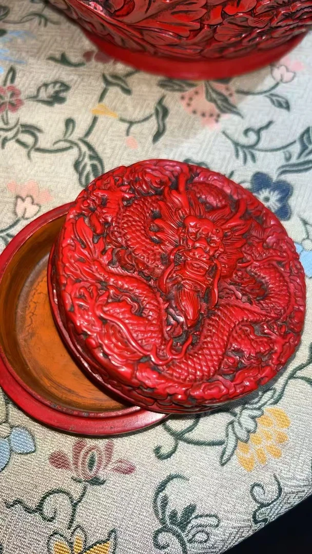 【晋博雅物】【漆器】圆盒