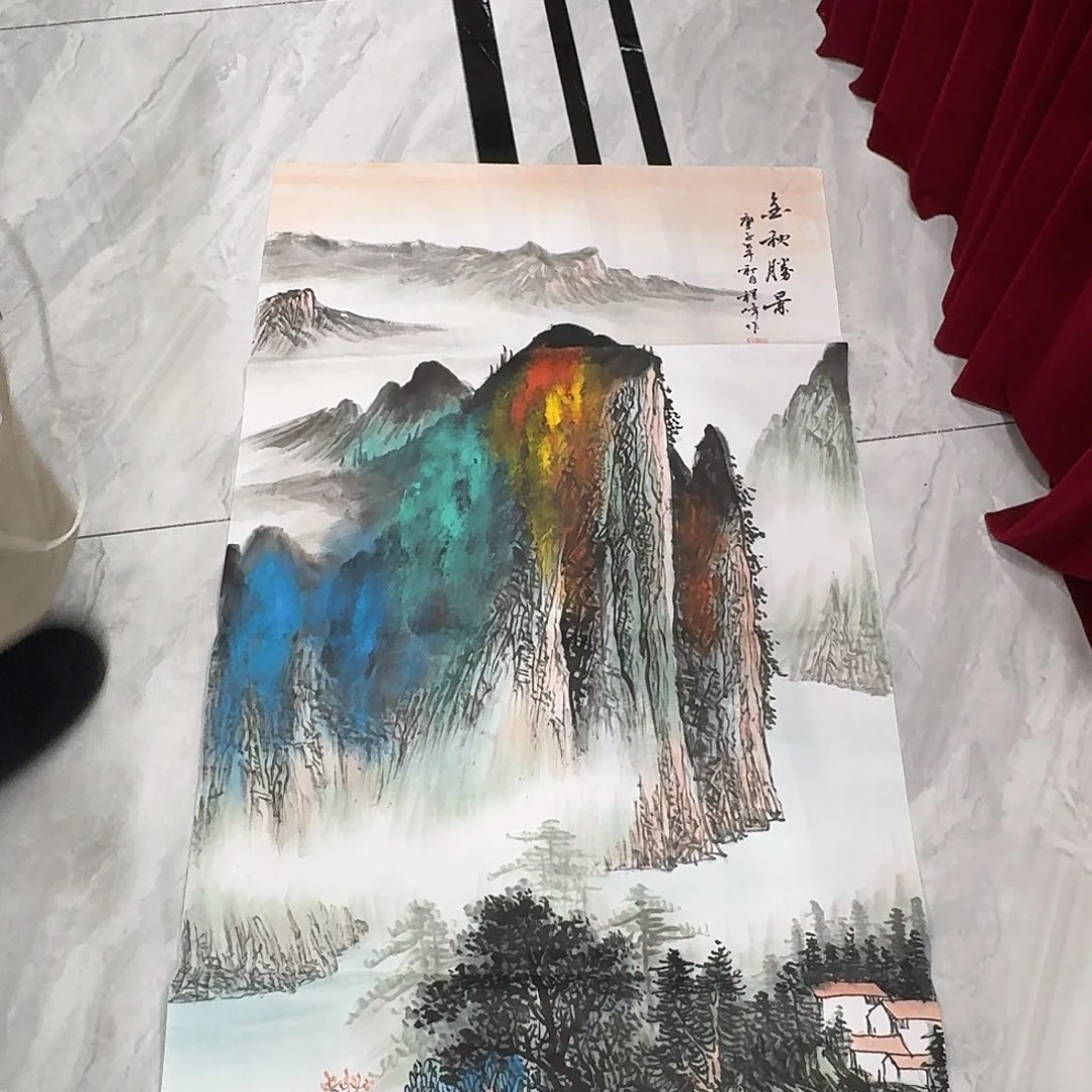 国画国画作品曾在