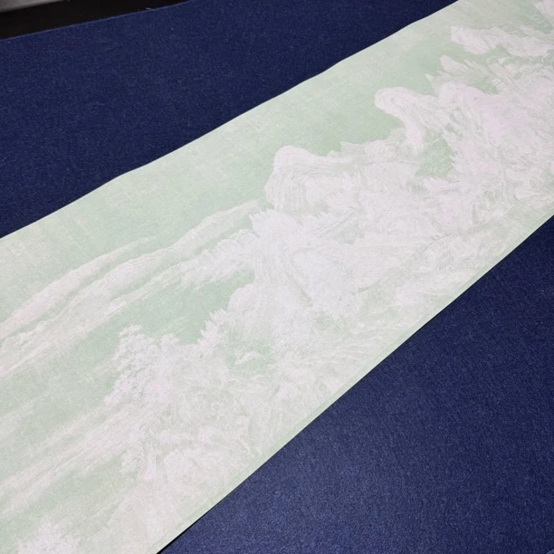 【纳米赵伯驹仙山楼阁长卷】大风堂纳米半生熟毛笔书法国画作品宣纸