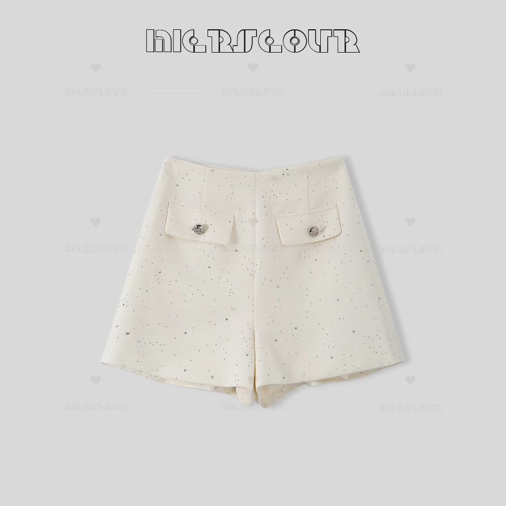 【精致穿搭】时尚细闪显瘦短裤56829