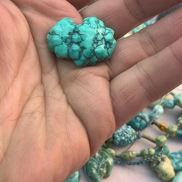 绿松石未镶嵌吊坠(不含链)