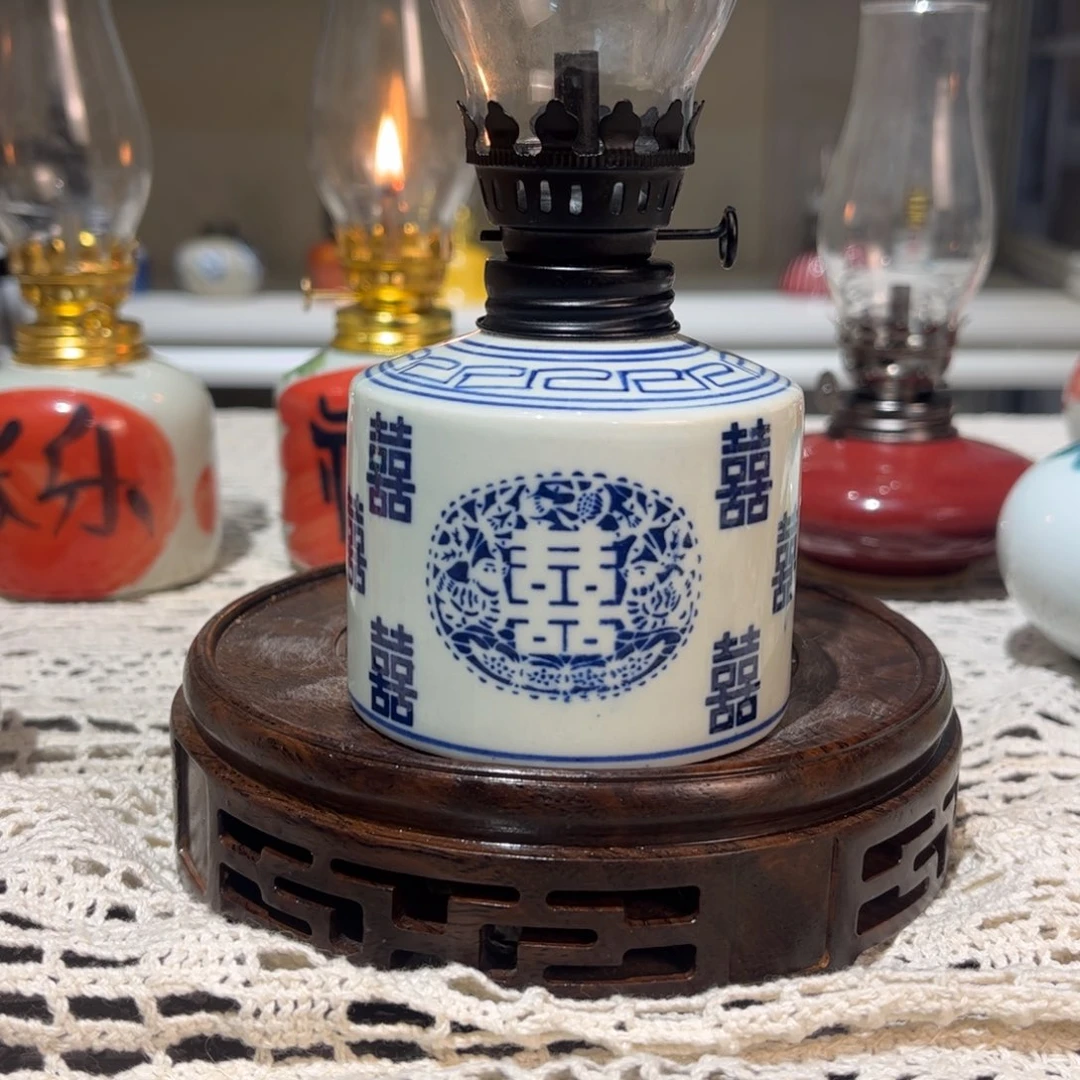 摆件景德镇陶瓷香薰灯