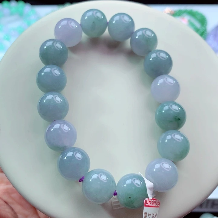 翡翠未镶嵌手链卡12.5