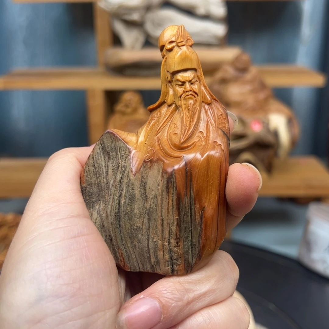 木用****9崖柏木摆件手把件