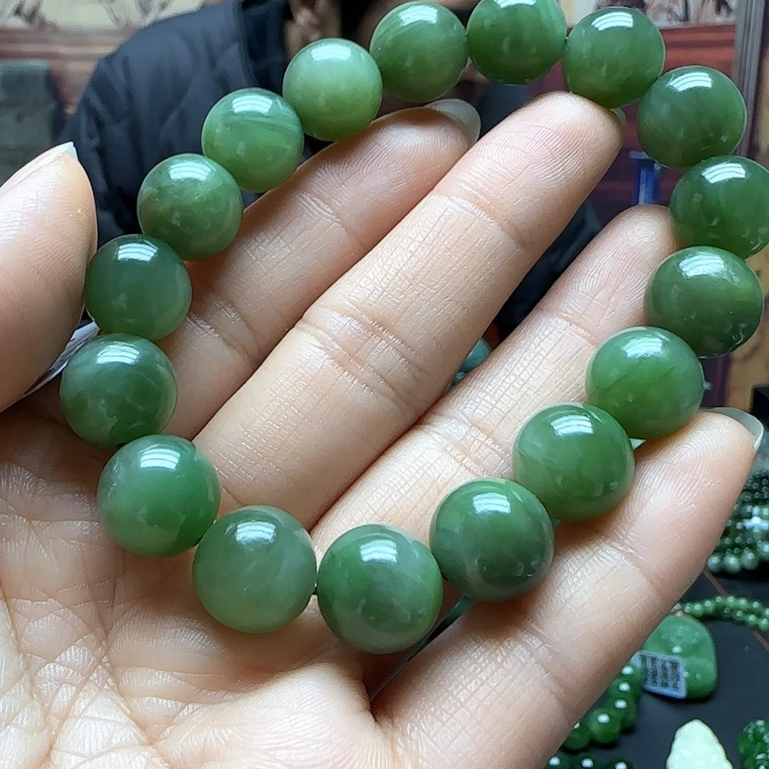 和田玉手串未镶嵌