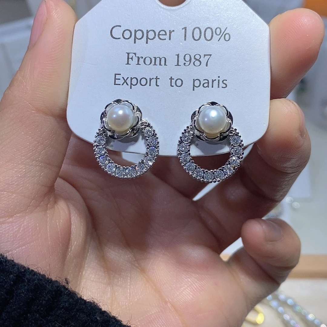 耳饰未镶嵌淡水珍珠