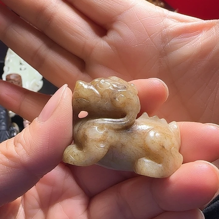 和田玉车挂未镶嵌