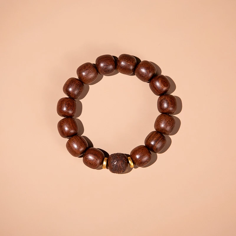 【伊一专属】“新粉福利”非洲金丝檀文玩手串14mm+ ESCX177