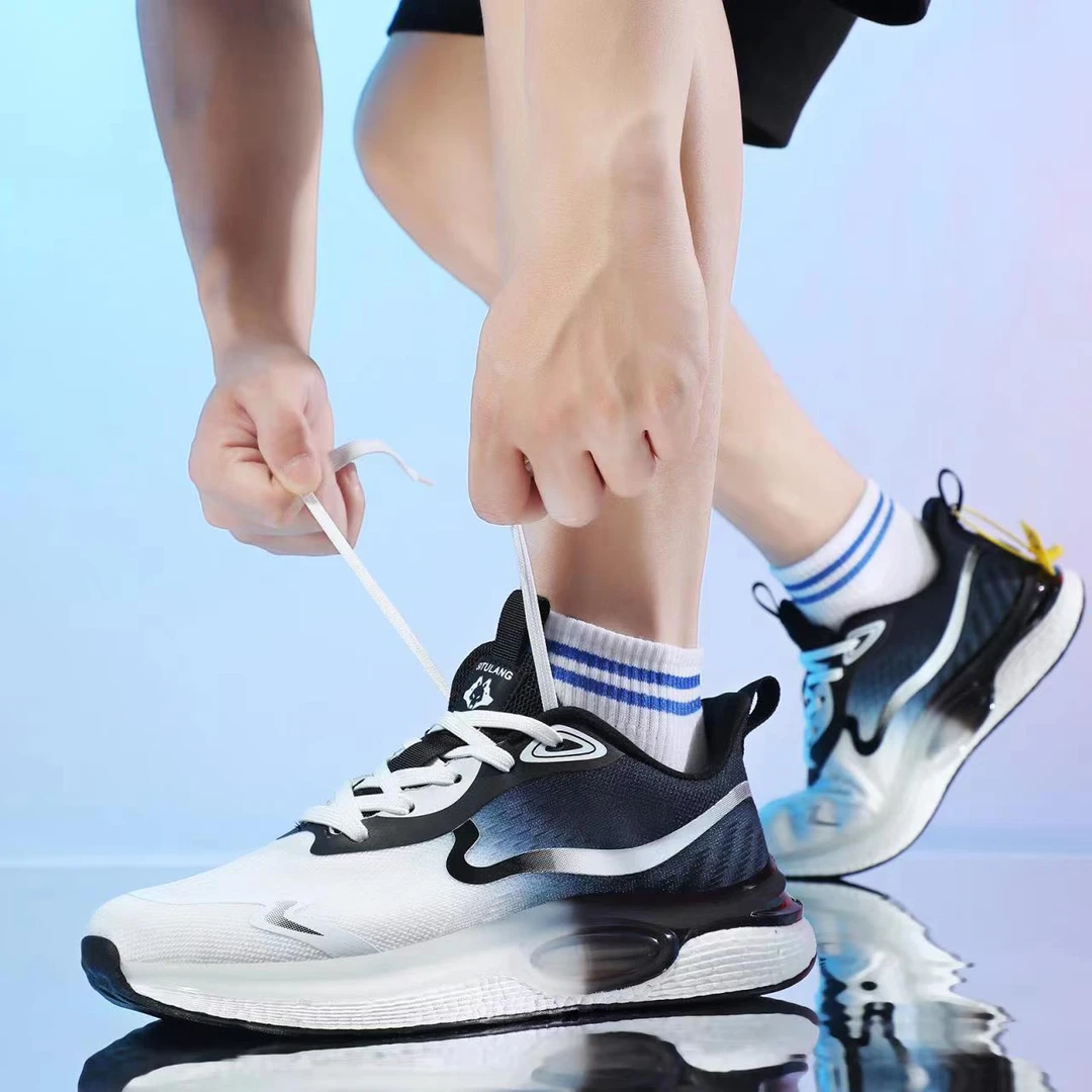 【STL2007-白黑】男女同款潮鞋百搭运动休闲鞋【辉哥】