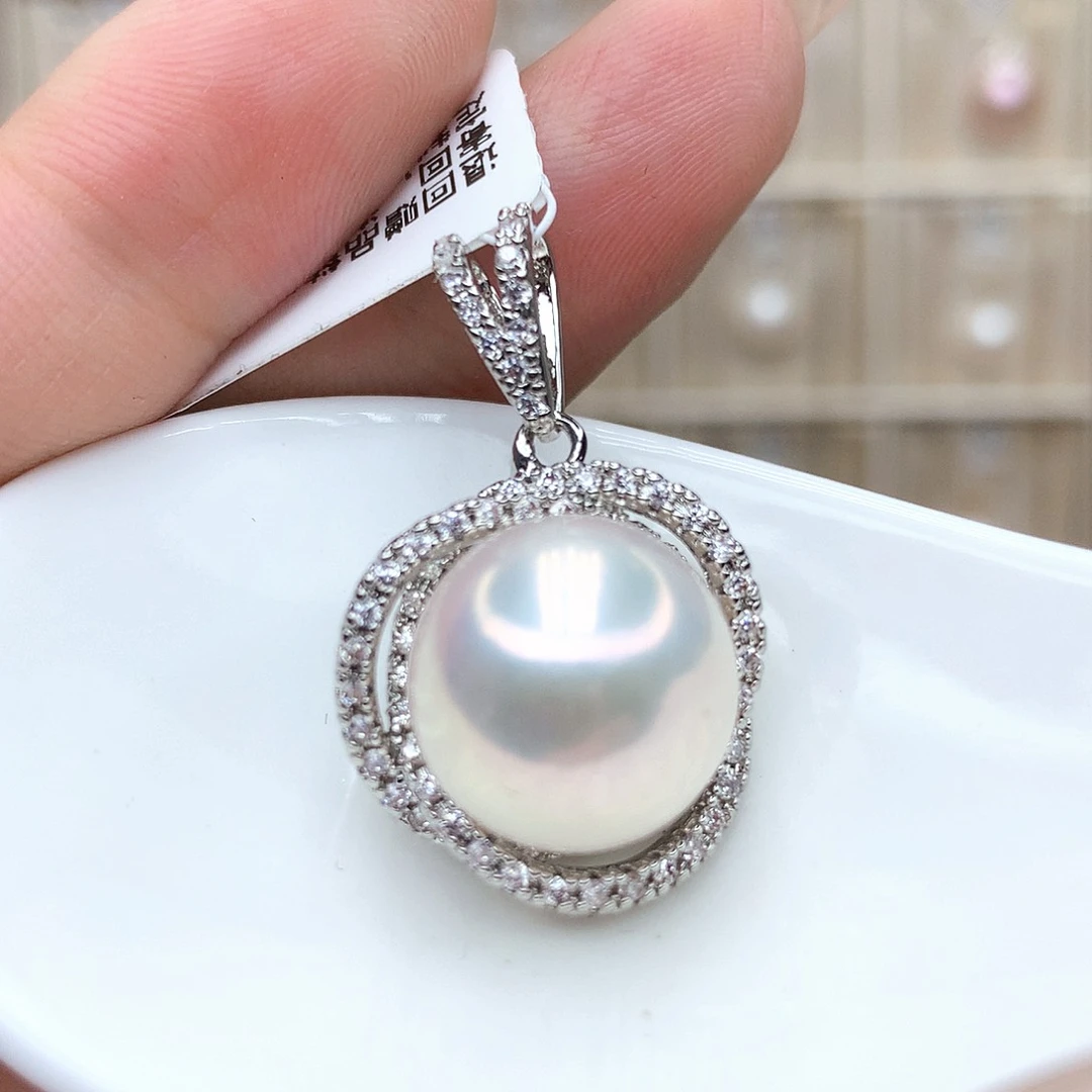 淡水珍珠未镶嵌吊坠(赠链)