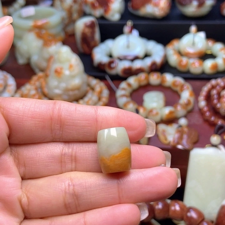 岫岩河磨玉（透闪石质玉）未镶嵌手链