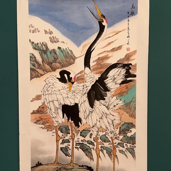 国画董老师作品画作