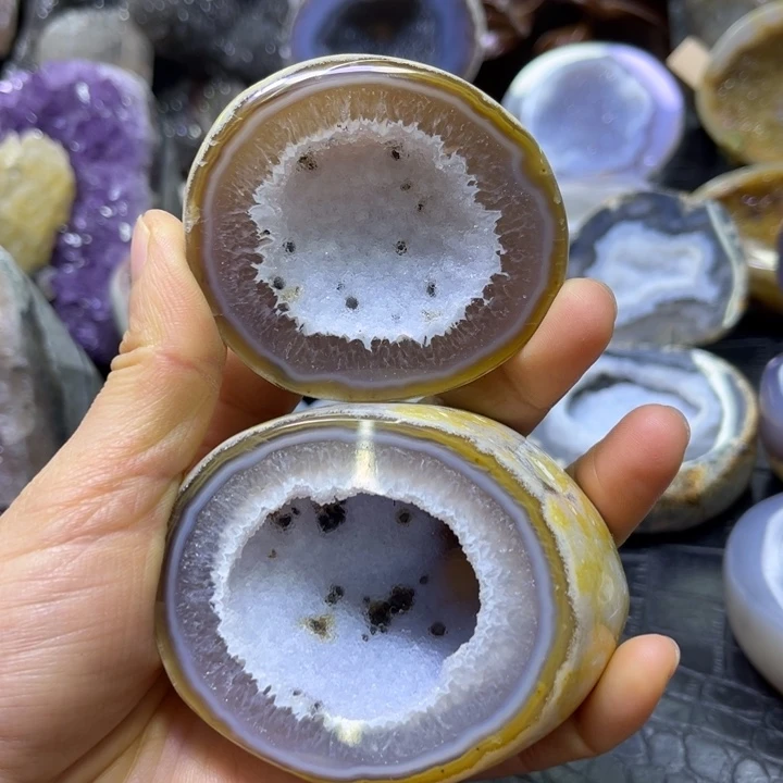 珠宝半成品未镶嵌水晶聚宝盆