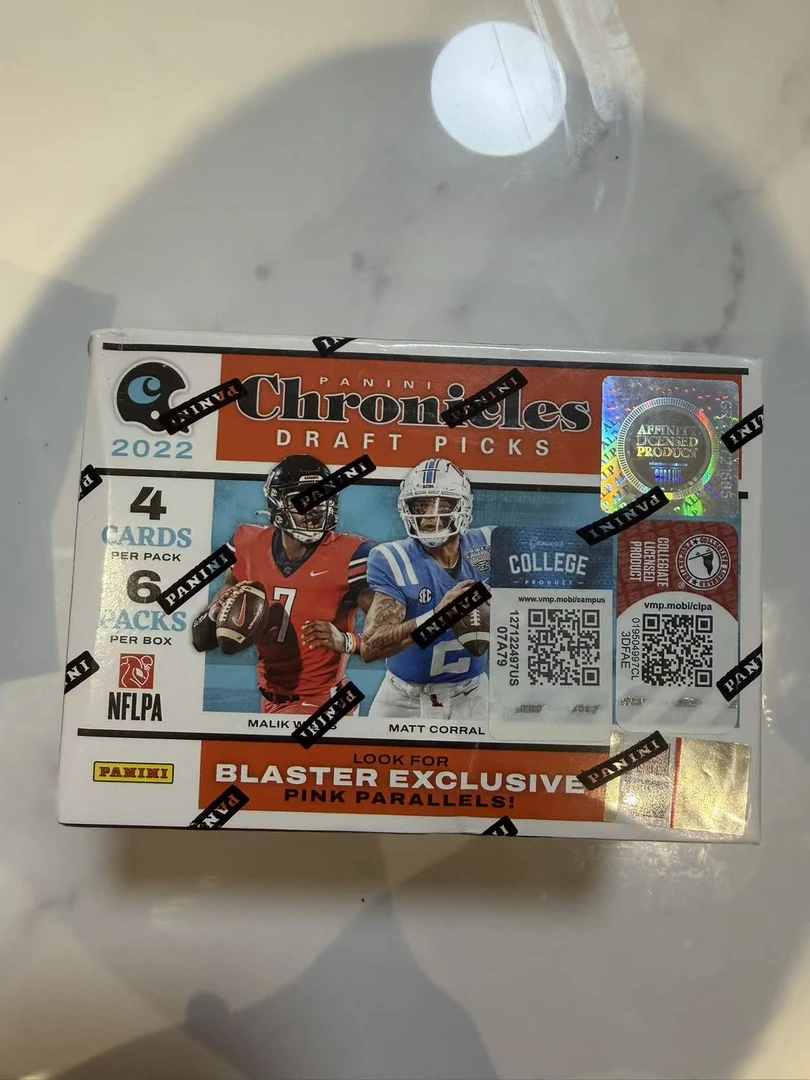 2022 panini draft picks 橄榄球编年史手雷球星卡卡牌盲盒