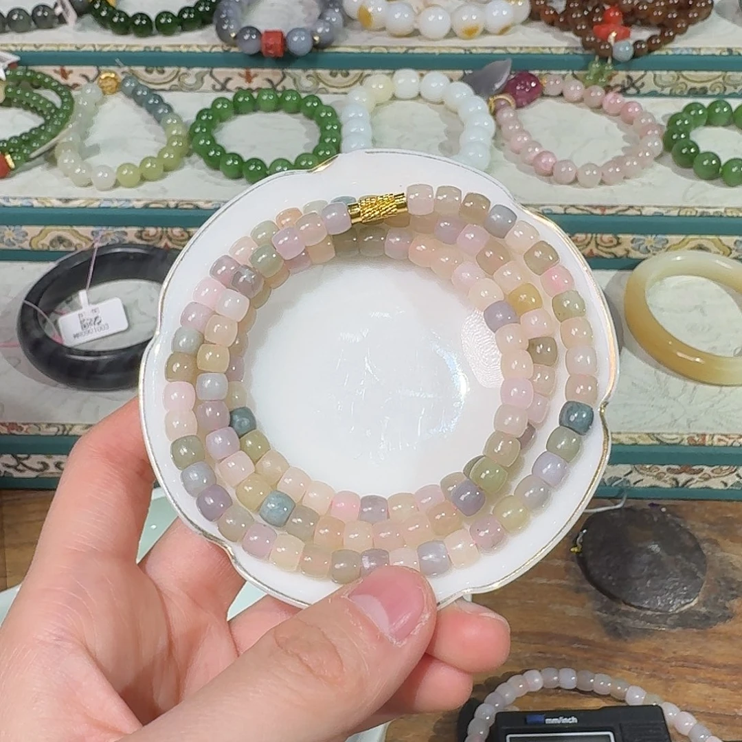 和田玉未镶嵌手链