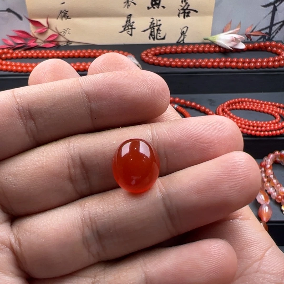 南红玛瑙未镶嵌吊坠(不含链)