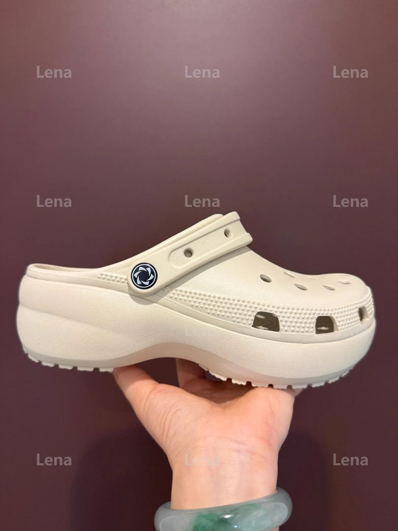 经典云朵（4.1CM）女生云朵洞洞鞋时尚户外厚底增高包头拖鞋防滑