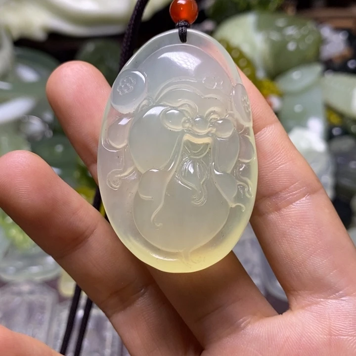 岫玉未镶嵌岫玉颈饰