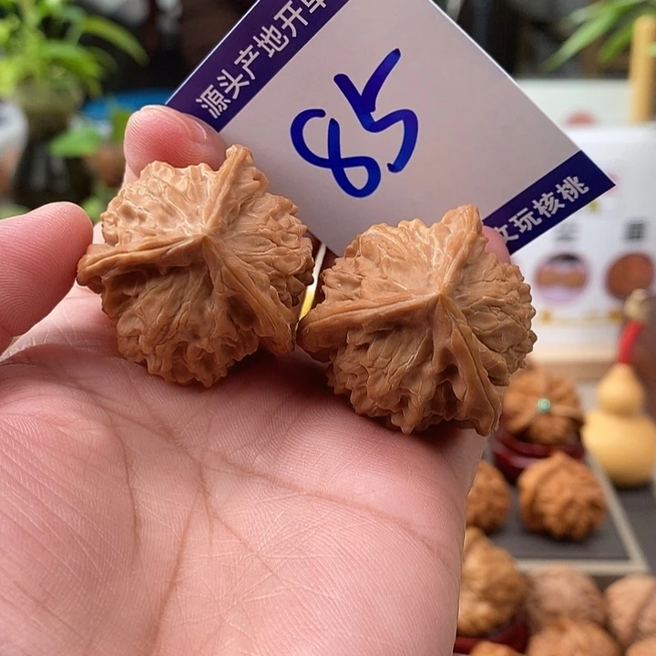 把件文玩核桃35天然盘山自然桩奔85号