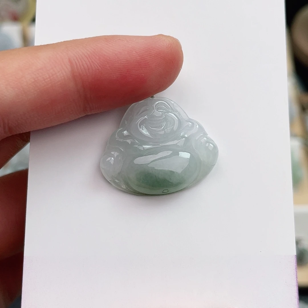 颈饰未镶嵌翡翠佛公