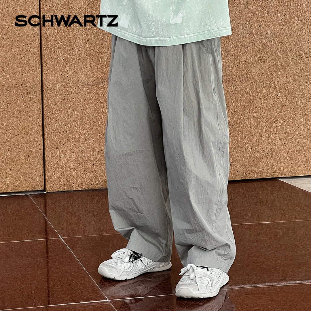 Schwartz斯瓦茨2025夏季新款男童薄款透气宽松休闲长裤-9264