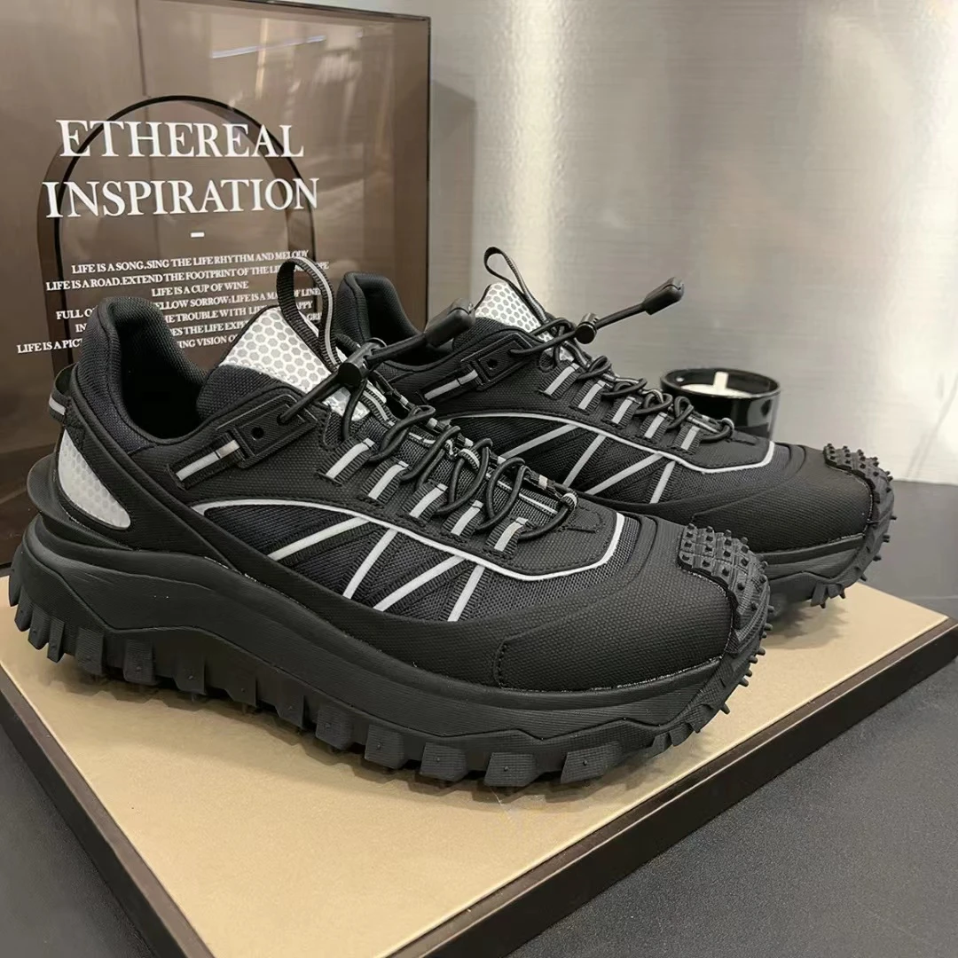 TA钴推荐25春季 5312男士老爹鞋休闲撞色厚底徒步 都市户外休闲鞋