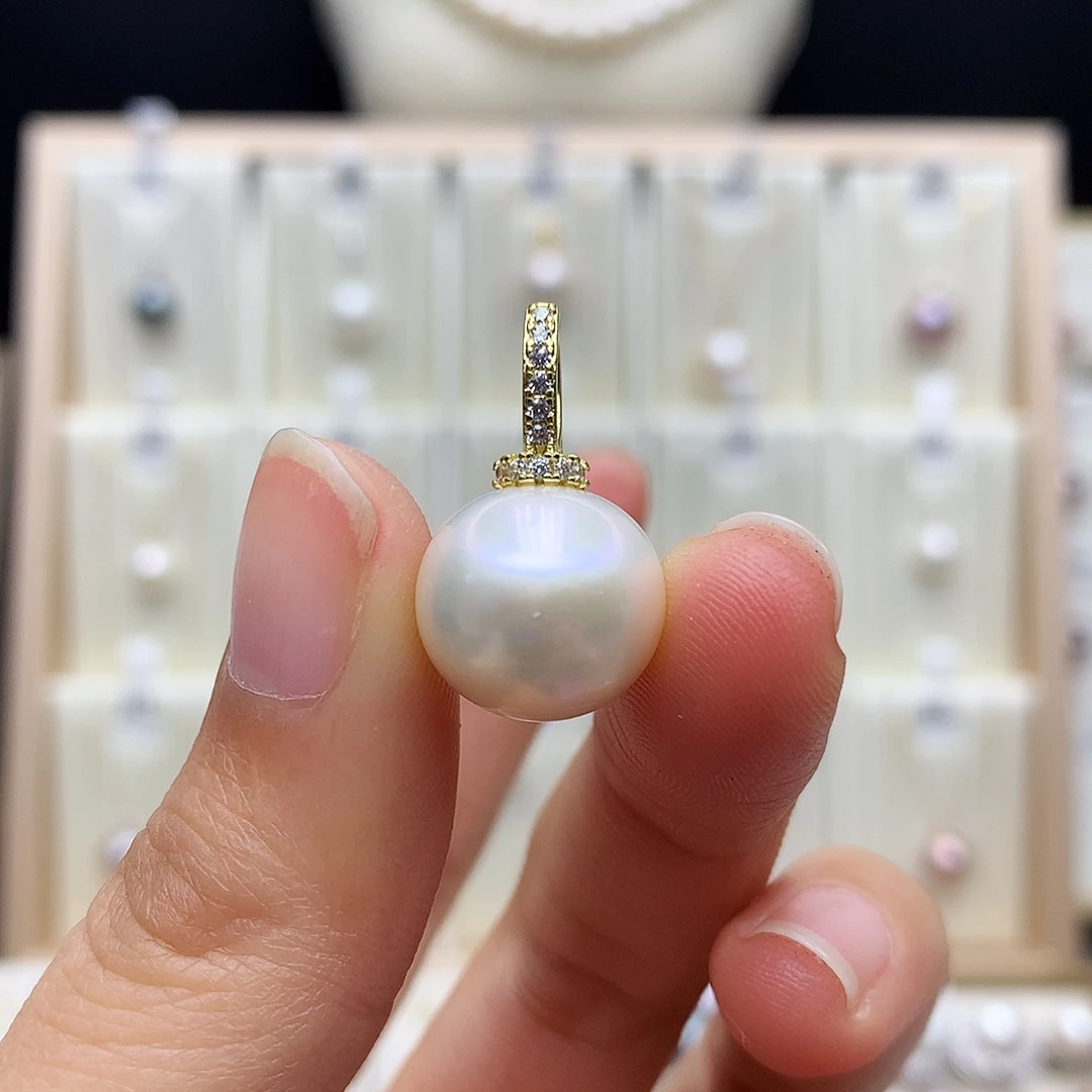 颈饰合金淡水珍珠