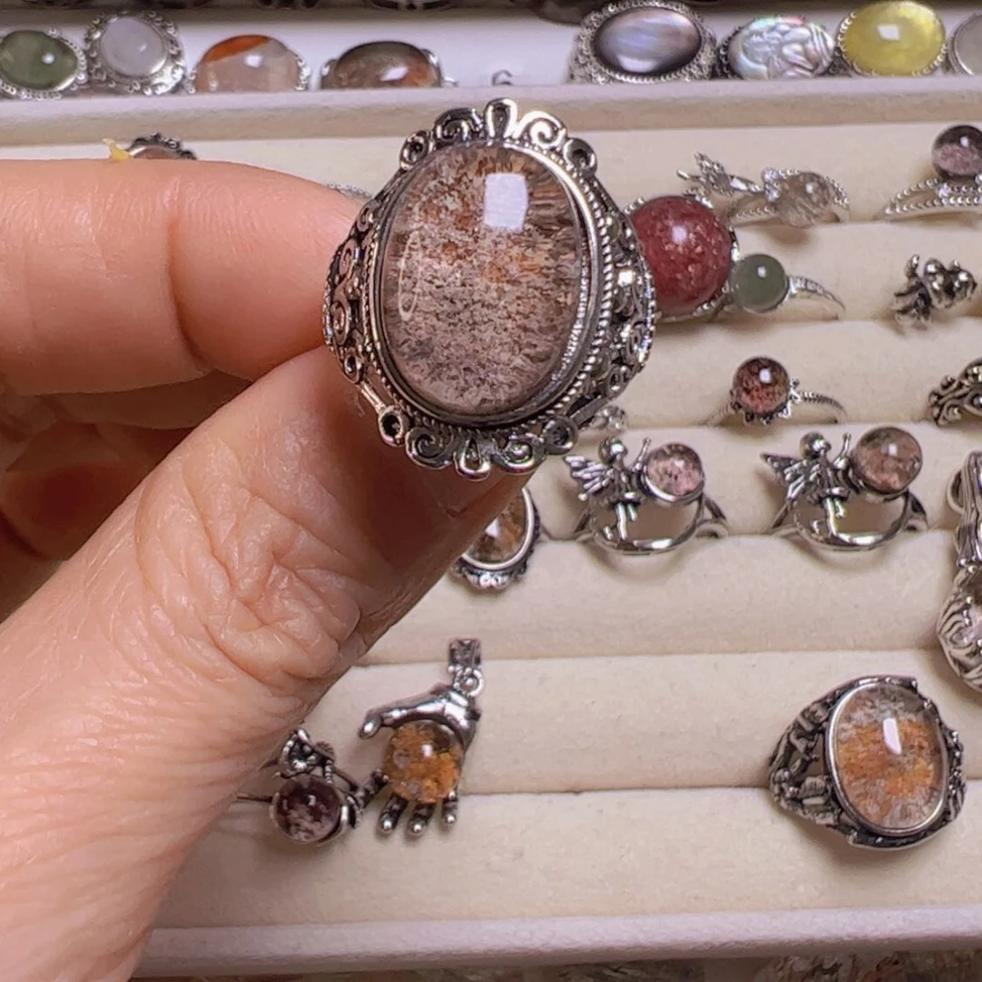 水晶手链银S800镀金镶嵌有****?