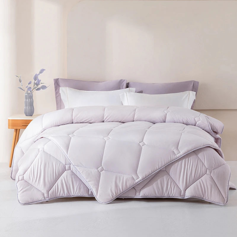 【拍一发二 到手两床 梦洁A类抗菌水洗磨毛大豆厚被/春秋被：星澜