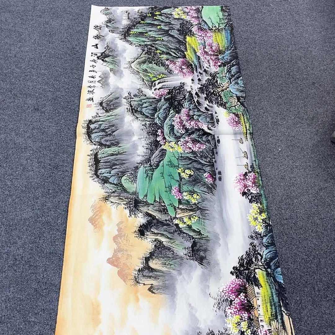 国画作品小姐姐放漏…