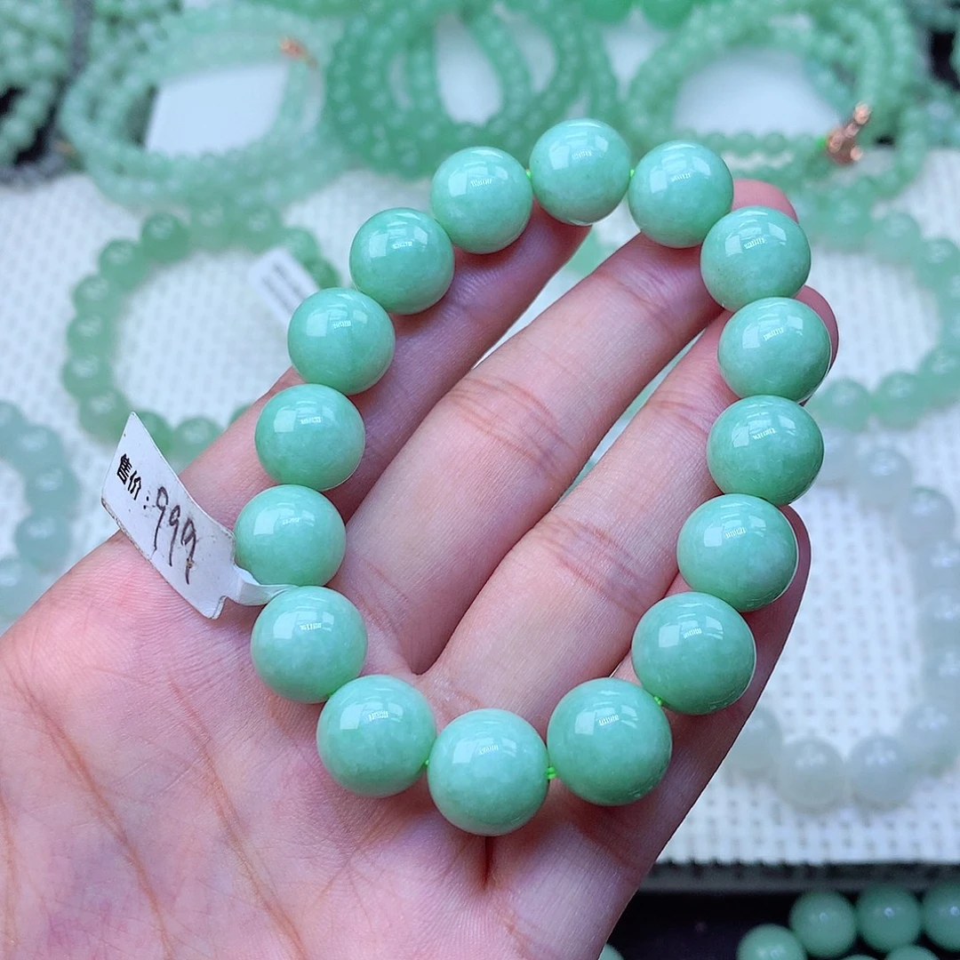 翡翠未镶嵌毛衣链卡12.6