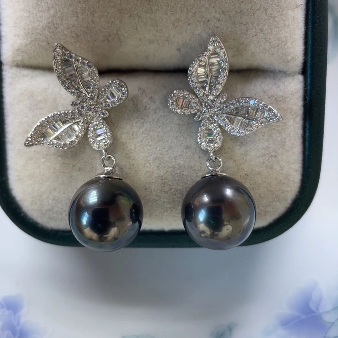 银S925镶嵌颈饰海水珍珠