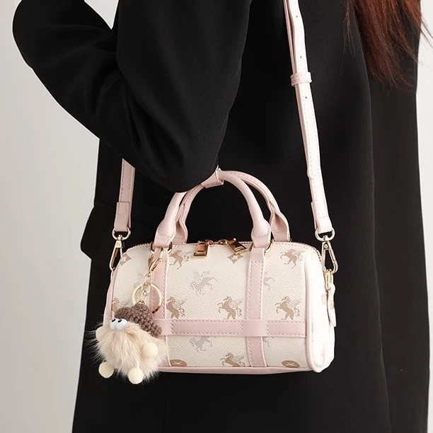 拉链暗袋单肩单根休闲轻奢风斜挎包气质小方包手拎包时尚百搭女