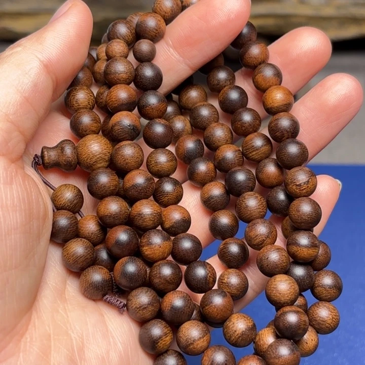 手串沉香越南芽庄白棋楠瘤疤0.8×108