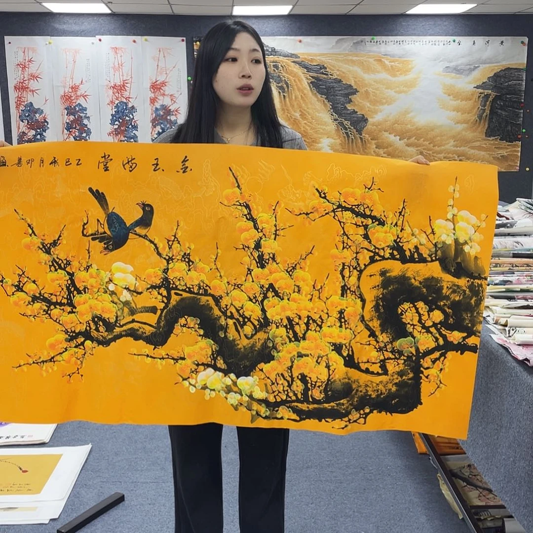 国国画作品小姐姐放漏…
