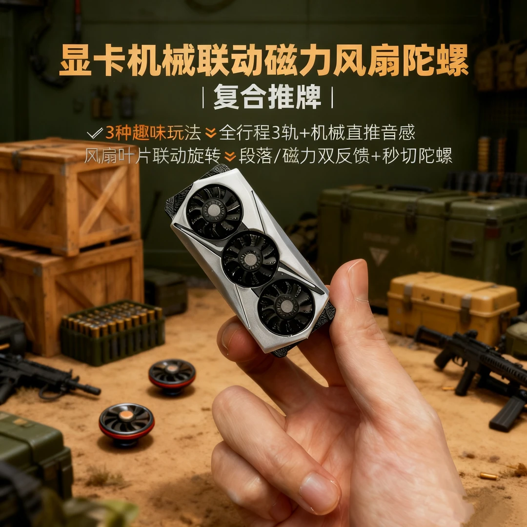 【三角洲】显卡机械联动磁力风扇复合多玩法解压推牌