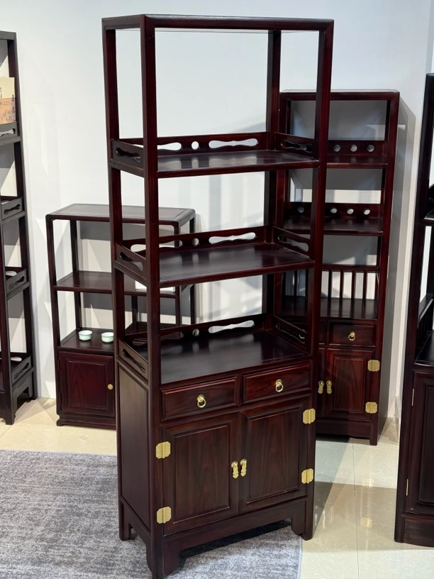 美居红木家具 黑酸枝大书柜 63-33-178