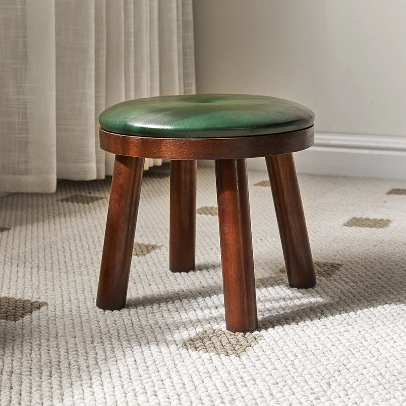 实木圆凳小凳子家用客厅儿童凳南瓜凳