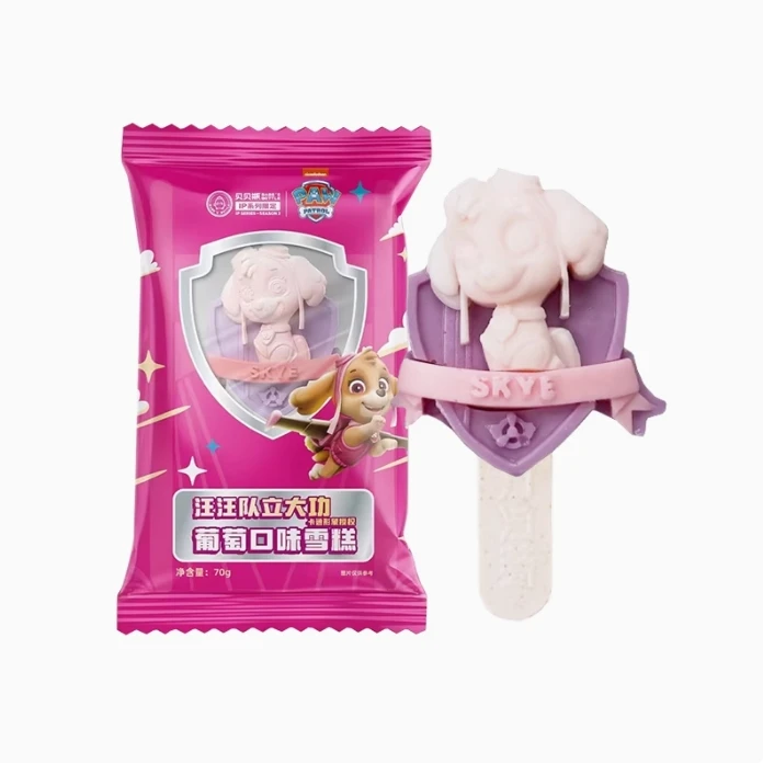 贝贝瓶 汪汪队葡萄口味冰淇淋网红雪糕雪糕同城配