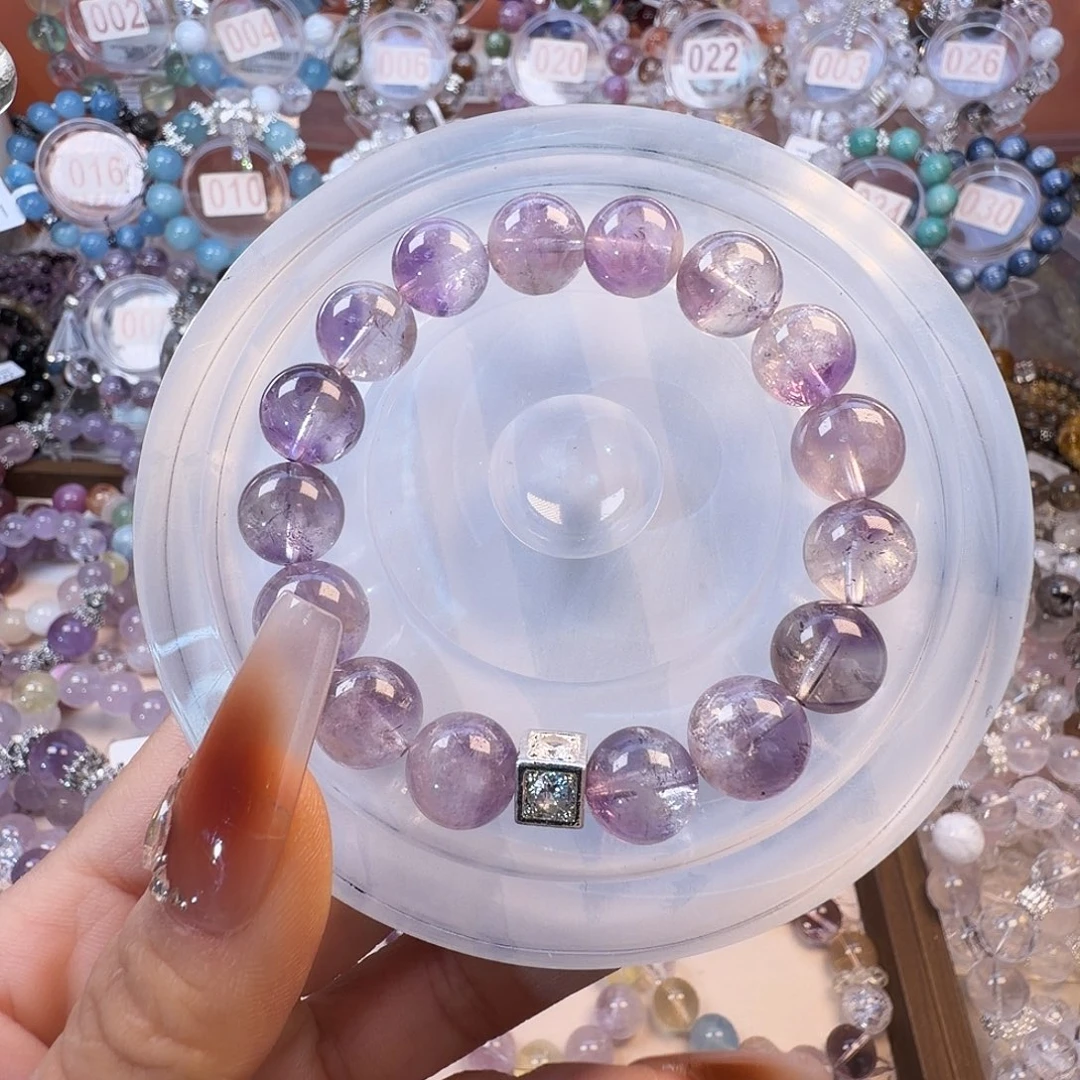 手链合金水晶兔毛