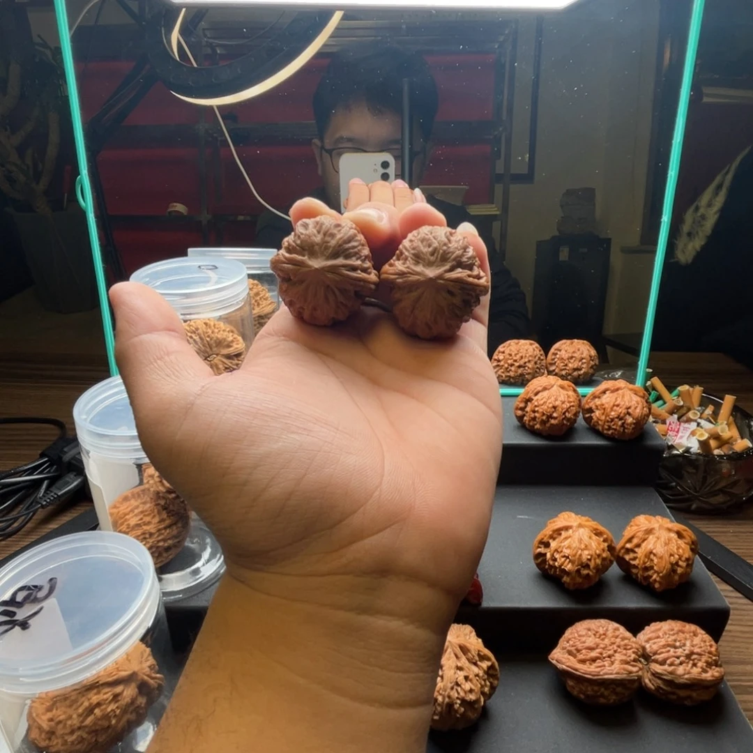 吊坠文玩核桃全品无修铁锤38尺