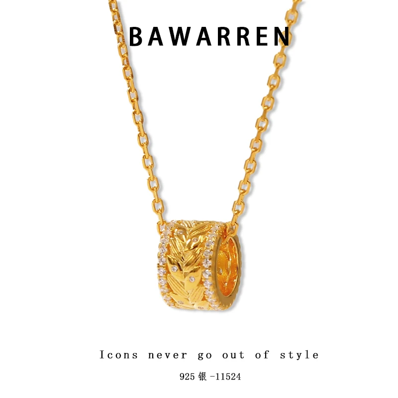 坠链均925银 Bawarren 镀K金 意❤ 11524-【麦穗】轻奢百搭项链