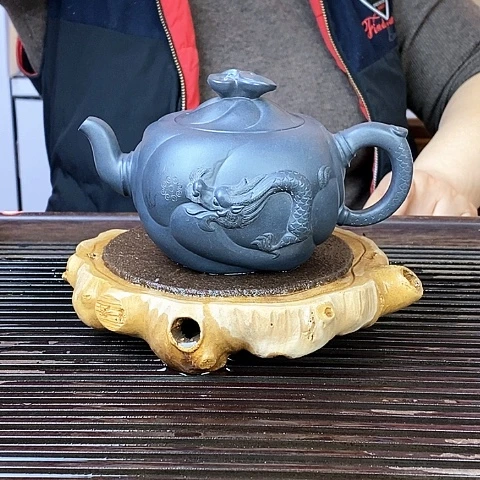 紫砂茶壶宜兴紫砂捂灰烧