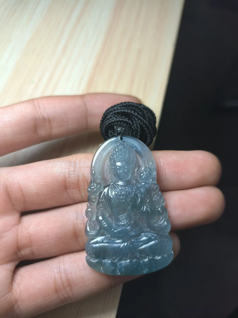 天然翡翠高冰渡母