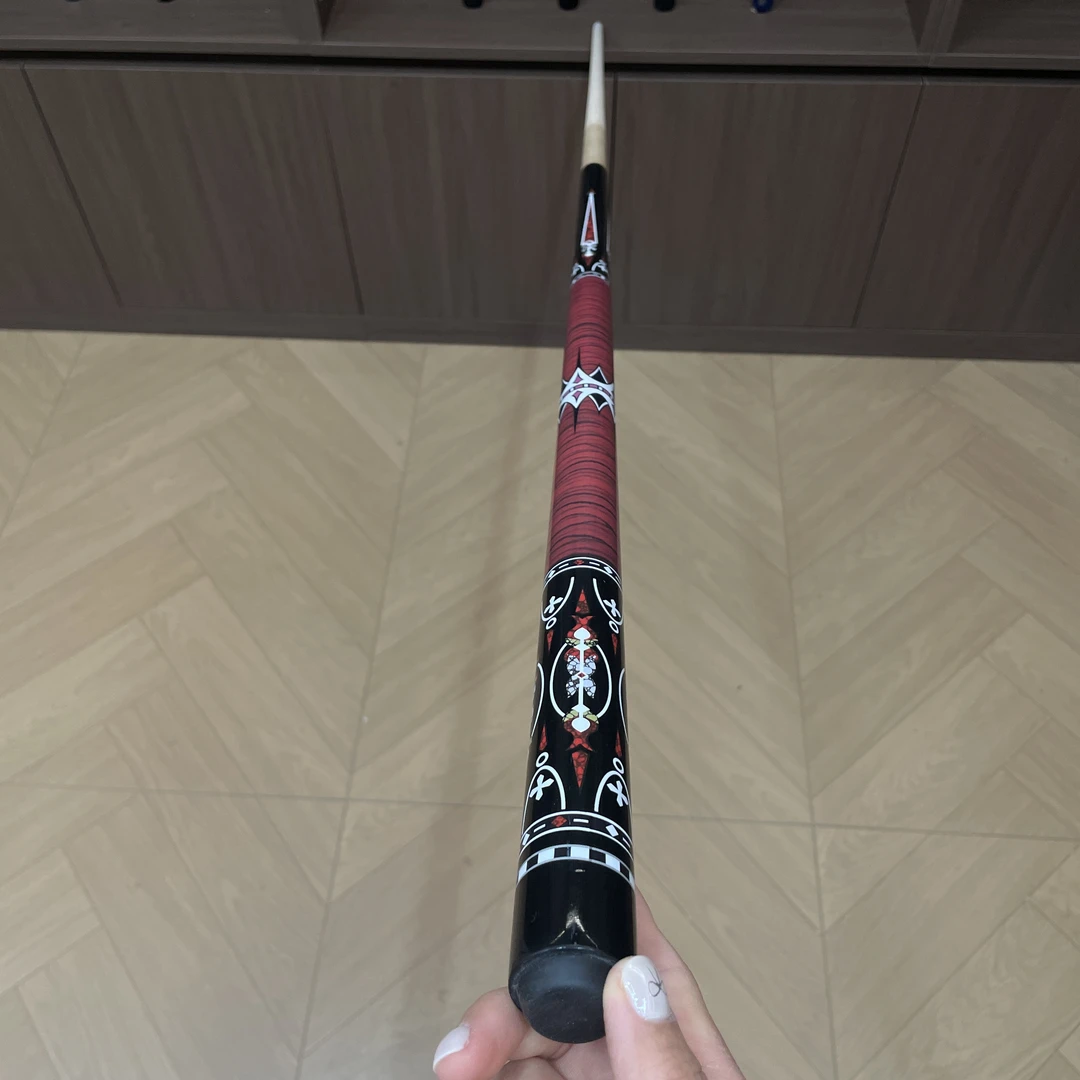 英迪安台球器材  掌御球杆  红荔枝