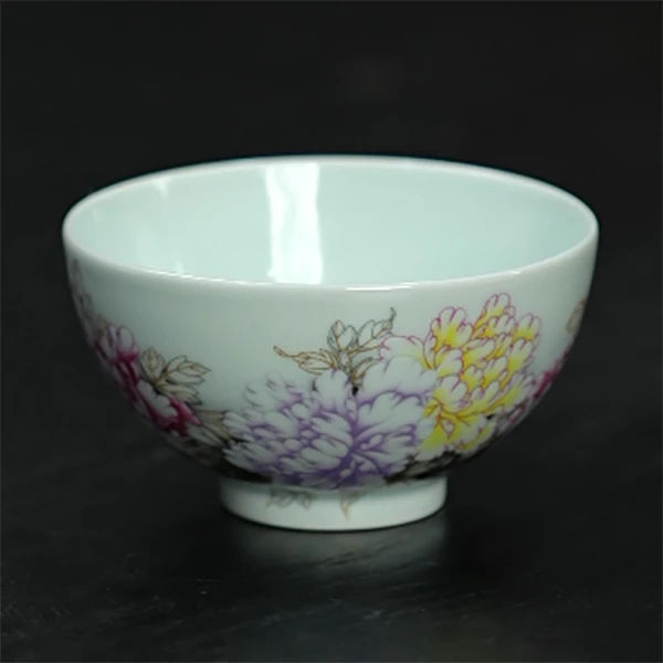 1个正价鸡心杯-国色天香