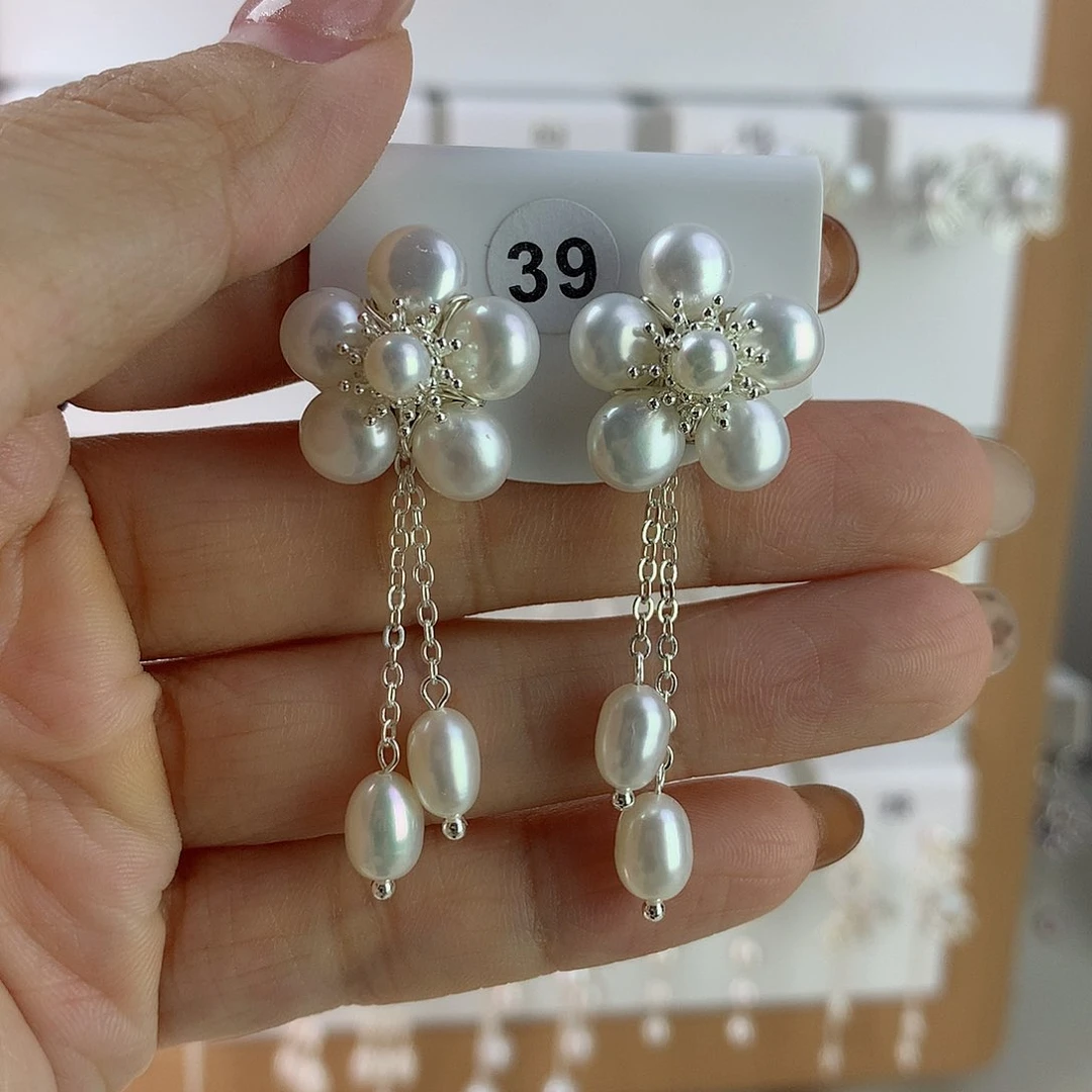 未镶嵌耳饰淡水珍珠